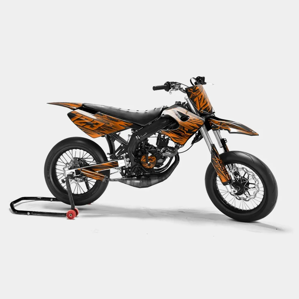MIROIR - Decoratieset DERBI 50cc - Oranje
