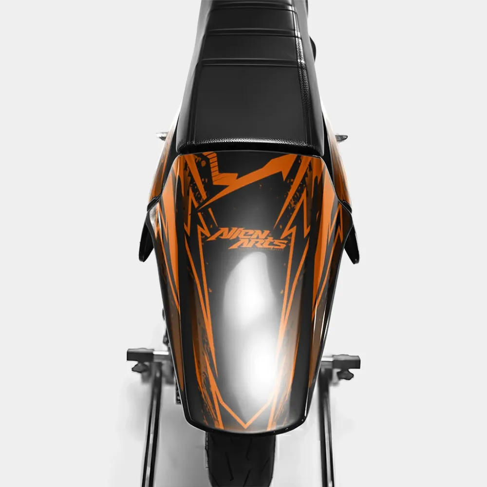 MIROIR - Decoratieset DERBI 50cc - Oranje