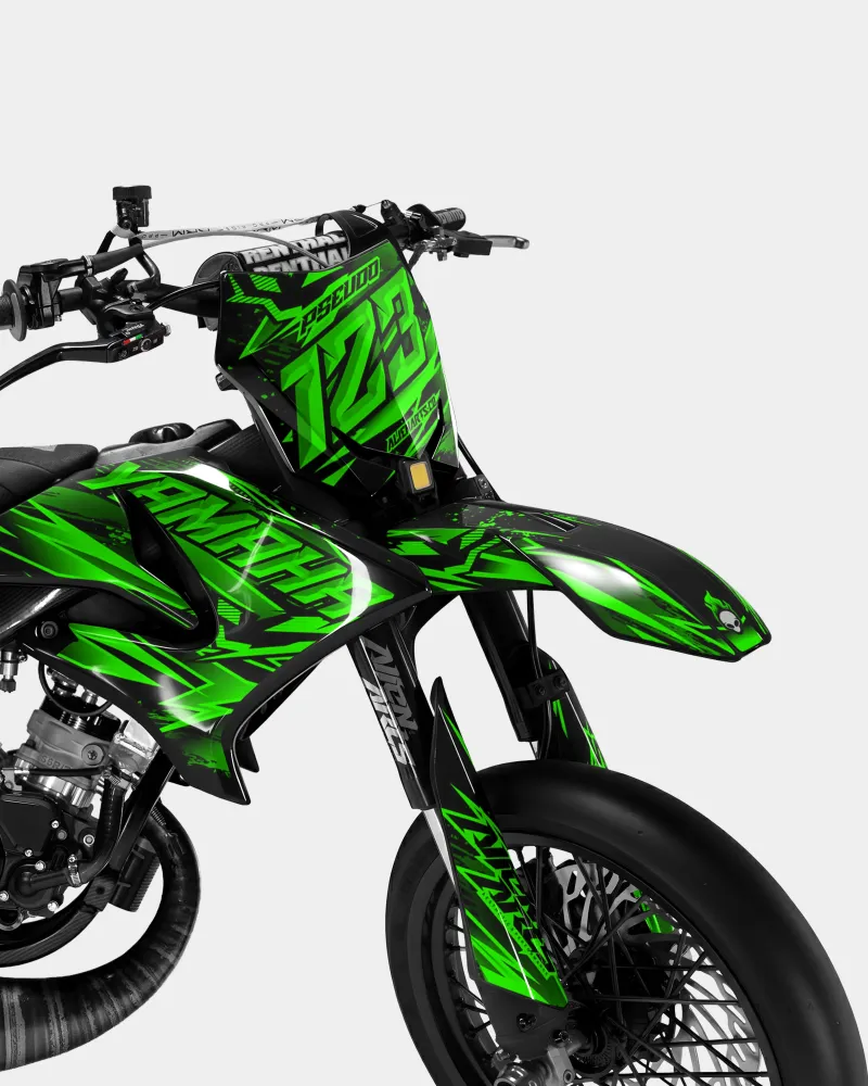 MIROIR - Decoratieset YAMAHA DT 50cc - Groen