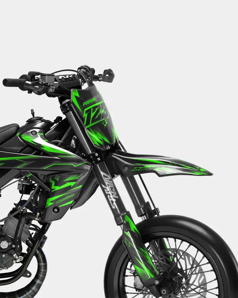 MISTRAL - Decoratieset RIEJU 50cc - Groen