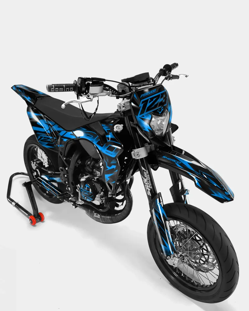MISTRAL- Decoratieset SHERCO 50cc - Blauw