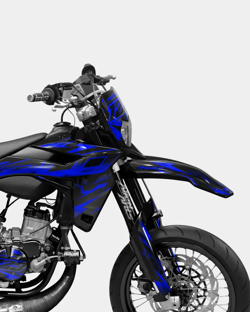 MISTRAL - Decoratieset SHERCO 50cc - Donkerblauw