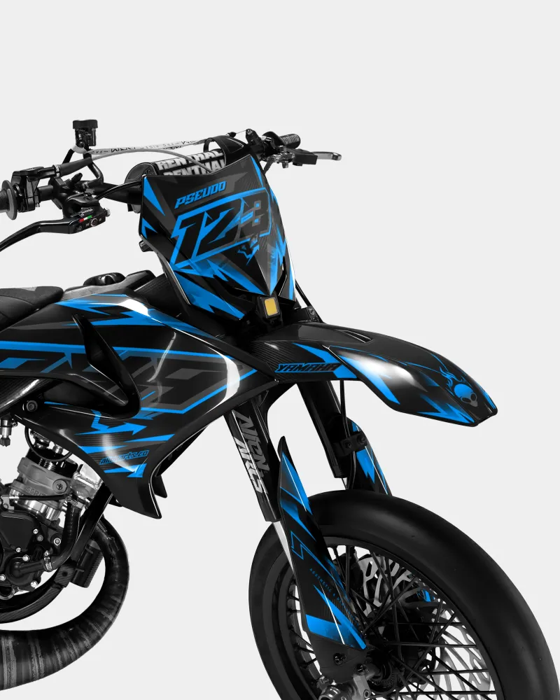 MISTRAL - Decoratieset YAMAHA DT 50cc - Blauw