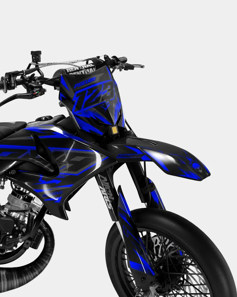 MISTRAL - Decoratieset YAMAHA DT 50cc - Donkerblauw