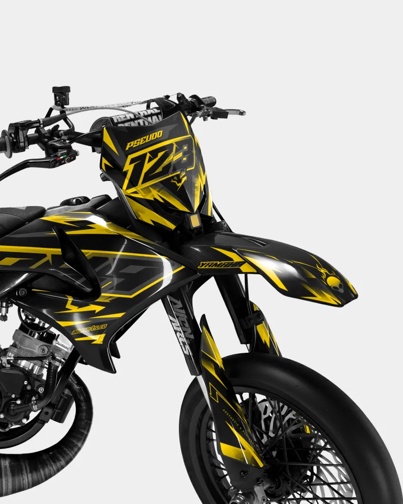 MISTRAL - Decoratieset YAMAHA DT 50cc - Donkergeel