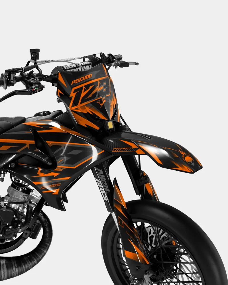 MISTRAL - Decoratieset YAMAHA DT 50cc - Oranje