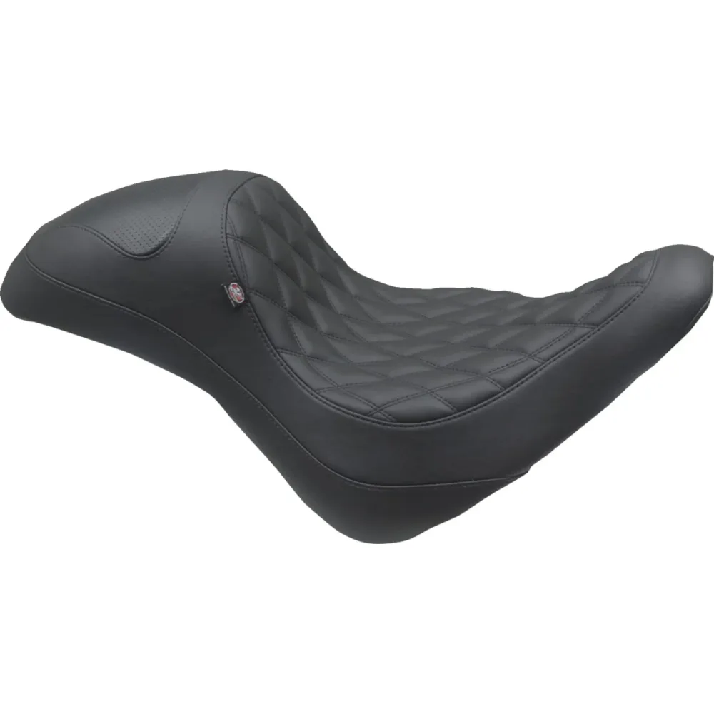 Mustang Extreme Fastback 2-Up Zadel voor Harley