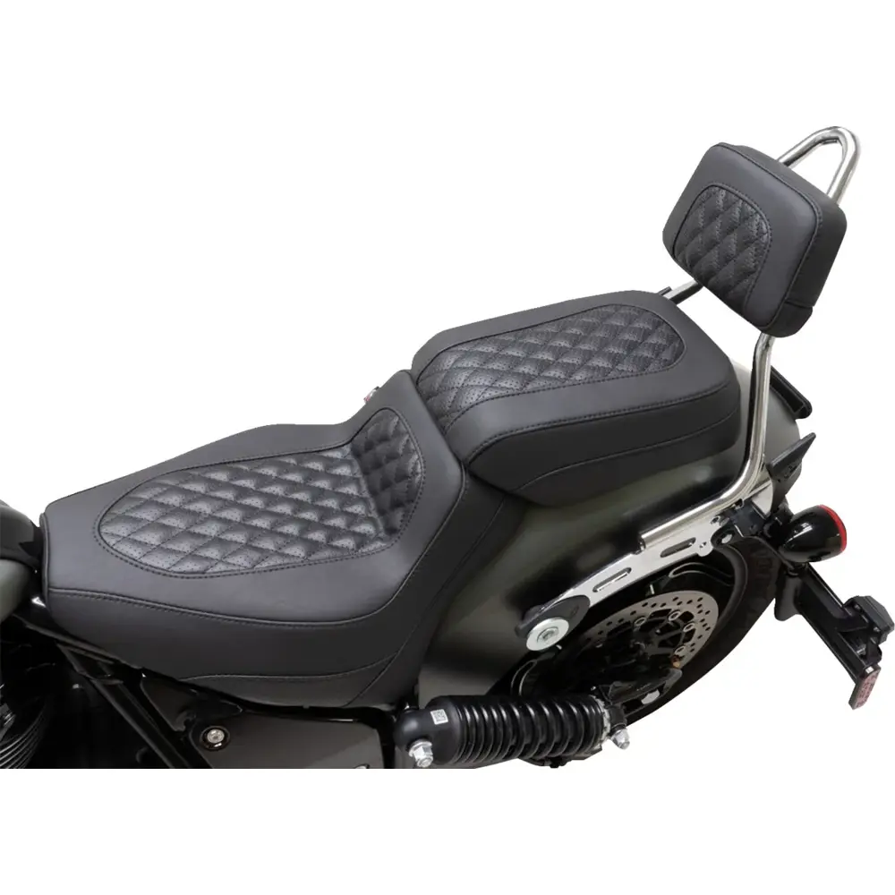 Mustang Squareback Sissy Bar rugleuning voor Indian