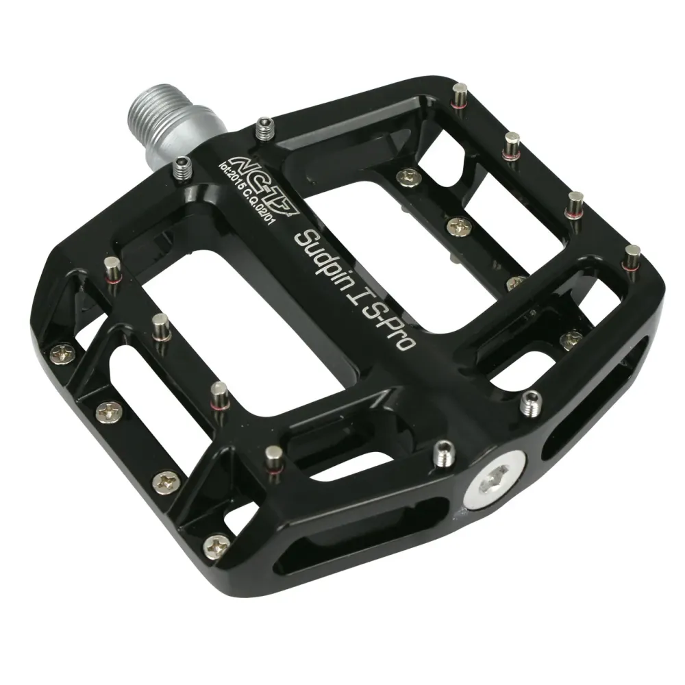 NC-17 platformpedaal Sudpin I S-Pro, alu, precisielagers zwart