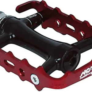 NC-17 platformpedaal Trekking Pro, aluminium, precisielager zwart/rood