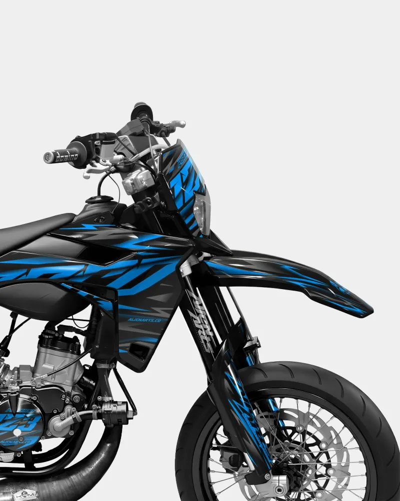 NOVUM- Decoratieset SHERCO 50cc - Blauw