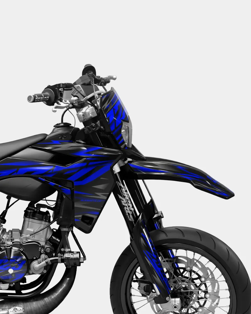 NOVUM- Decoratieset SHERCO 50cc - Donkerblauw