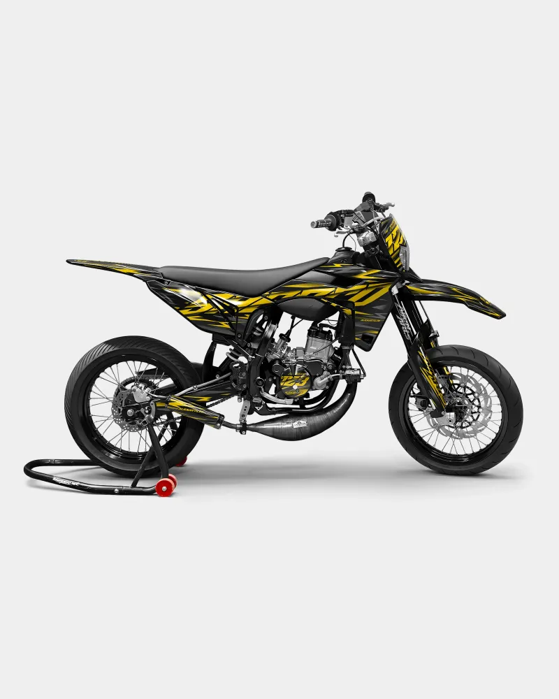 NOVUM- Decoratieset SHERCO 50cc - Donkergeel