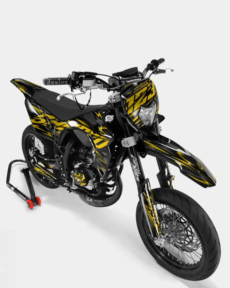 NOVUM- Decoratieset SHERCO 50cc - Donkergeel