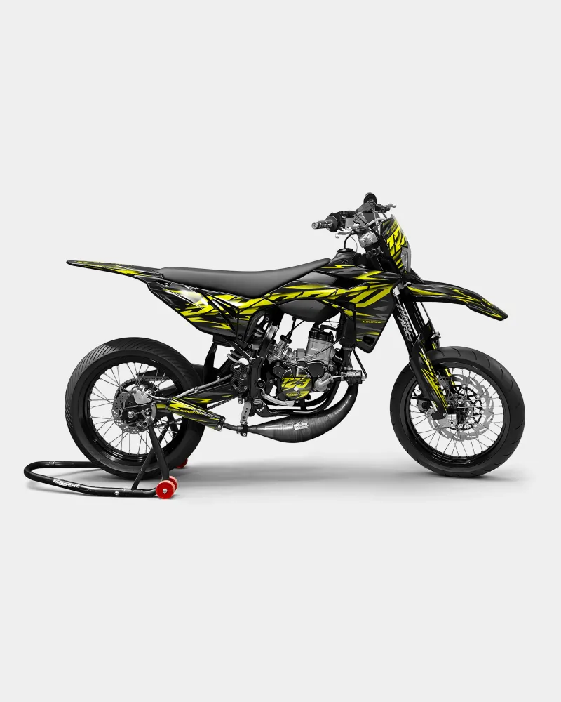 NOVUM- Decoratieset SHERCO 50cc - Geel
