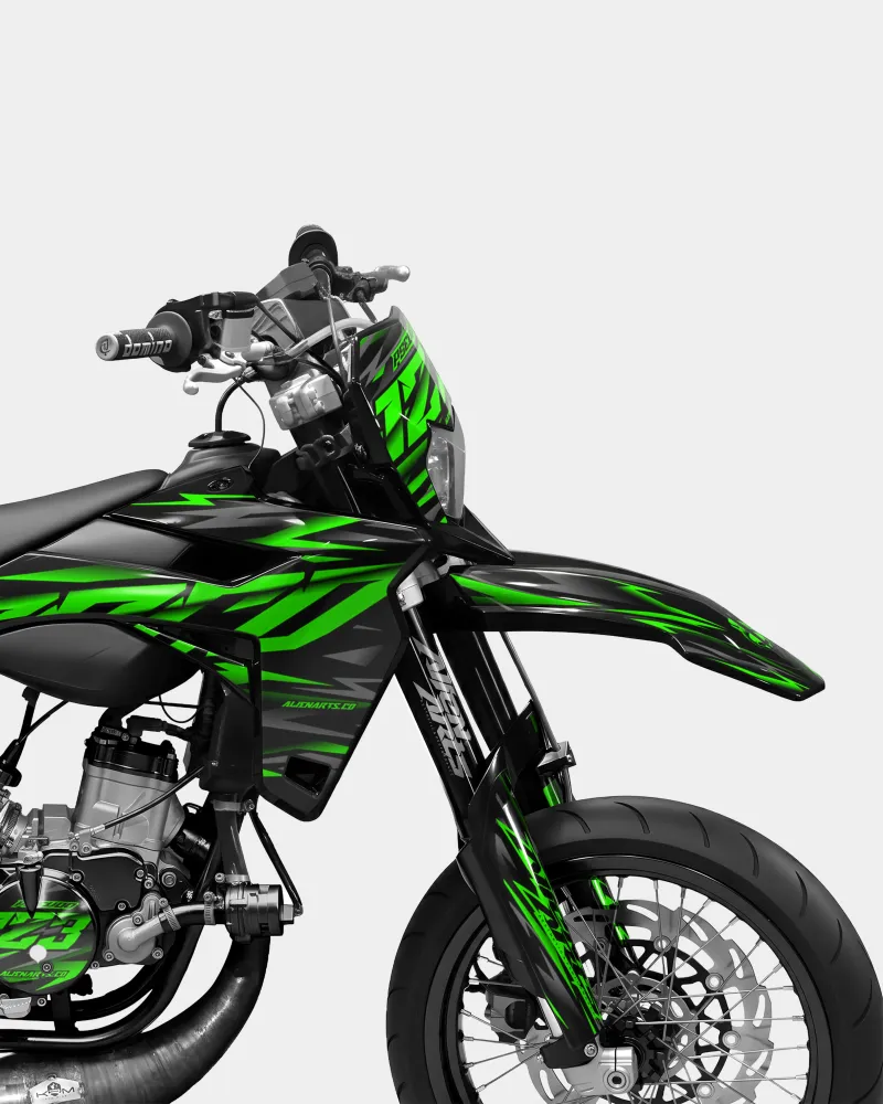 NOVUM- Decoratieset SHERCO 50cc - Groen