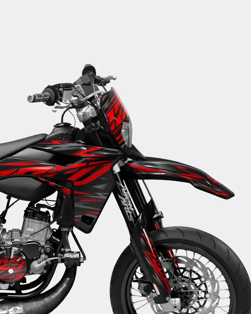 NOVUM- Decoratieset SHERCO 50cc - Rood