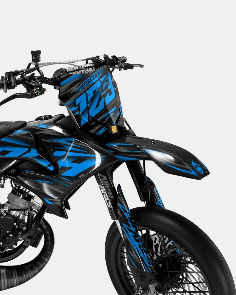 NOVUM - Decoratieset YAMAHA DT 50cc - Blauw
