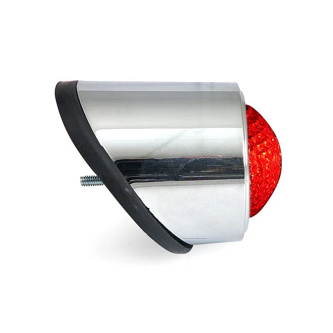 Old School Type 1 LED Achterlicht Chroom Heldere Lens