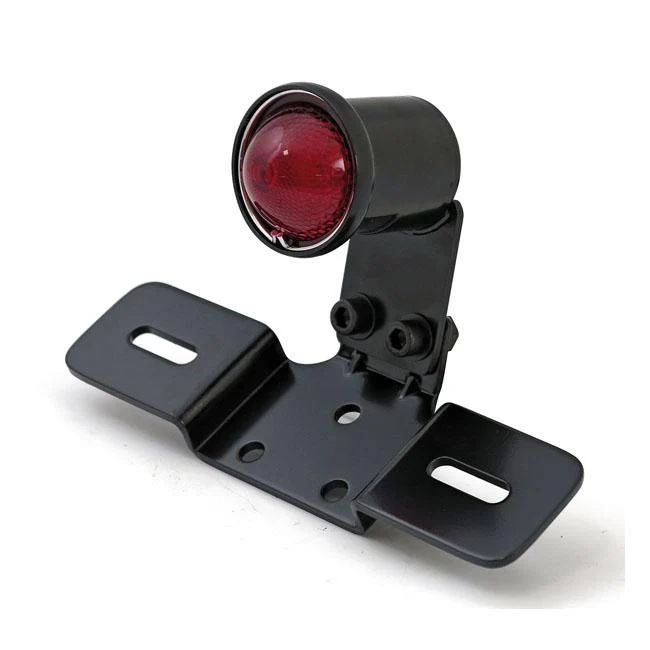 Old School Type 3 LED Achterlicht Kentekenplaathouder Zwart