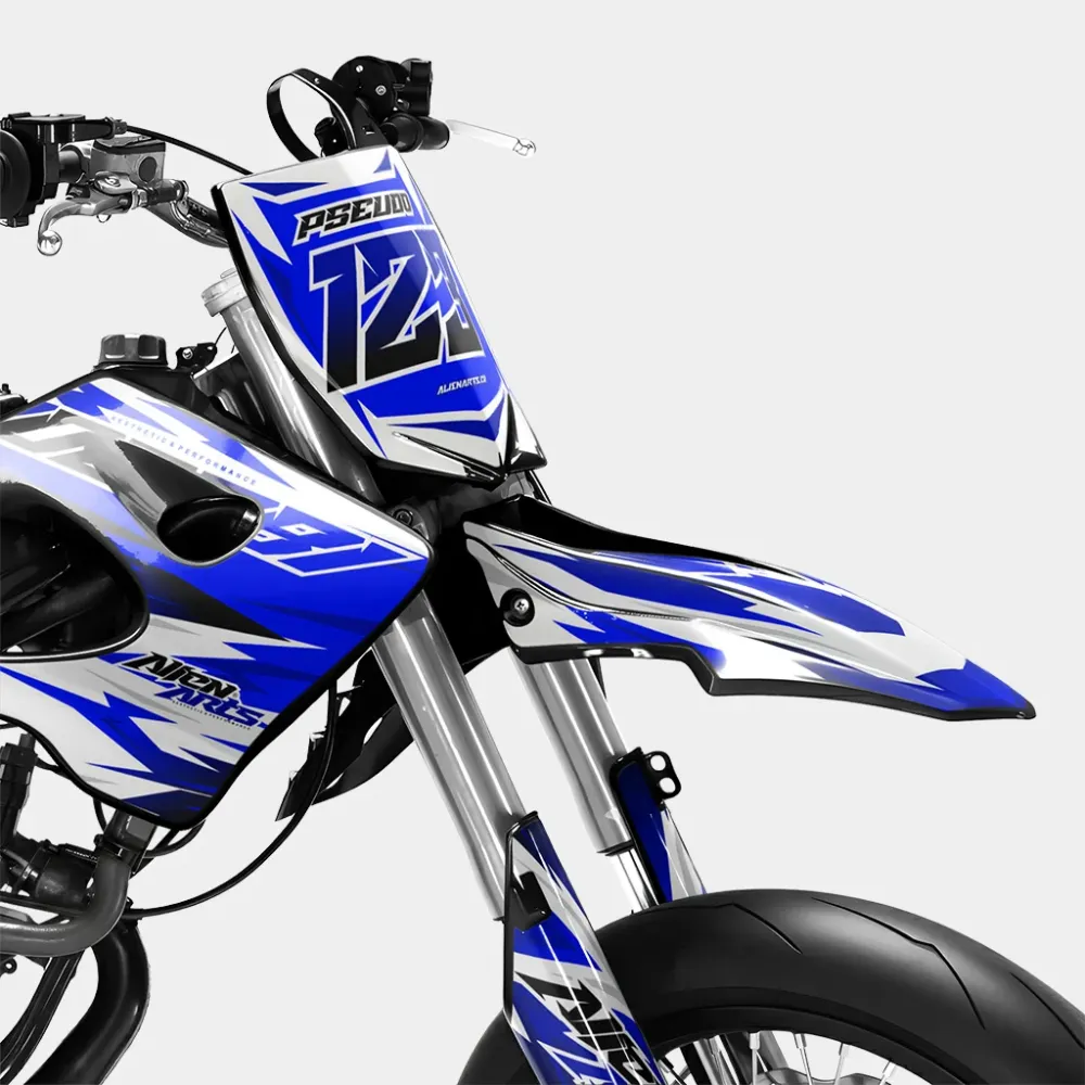 ONYX - Decoratieset DERBI 50cc - Donkerblauw