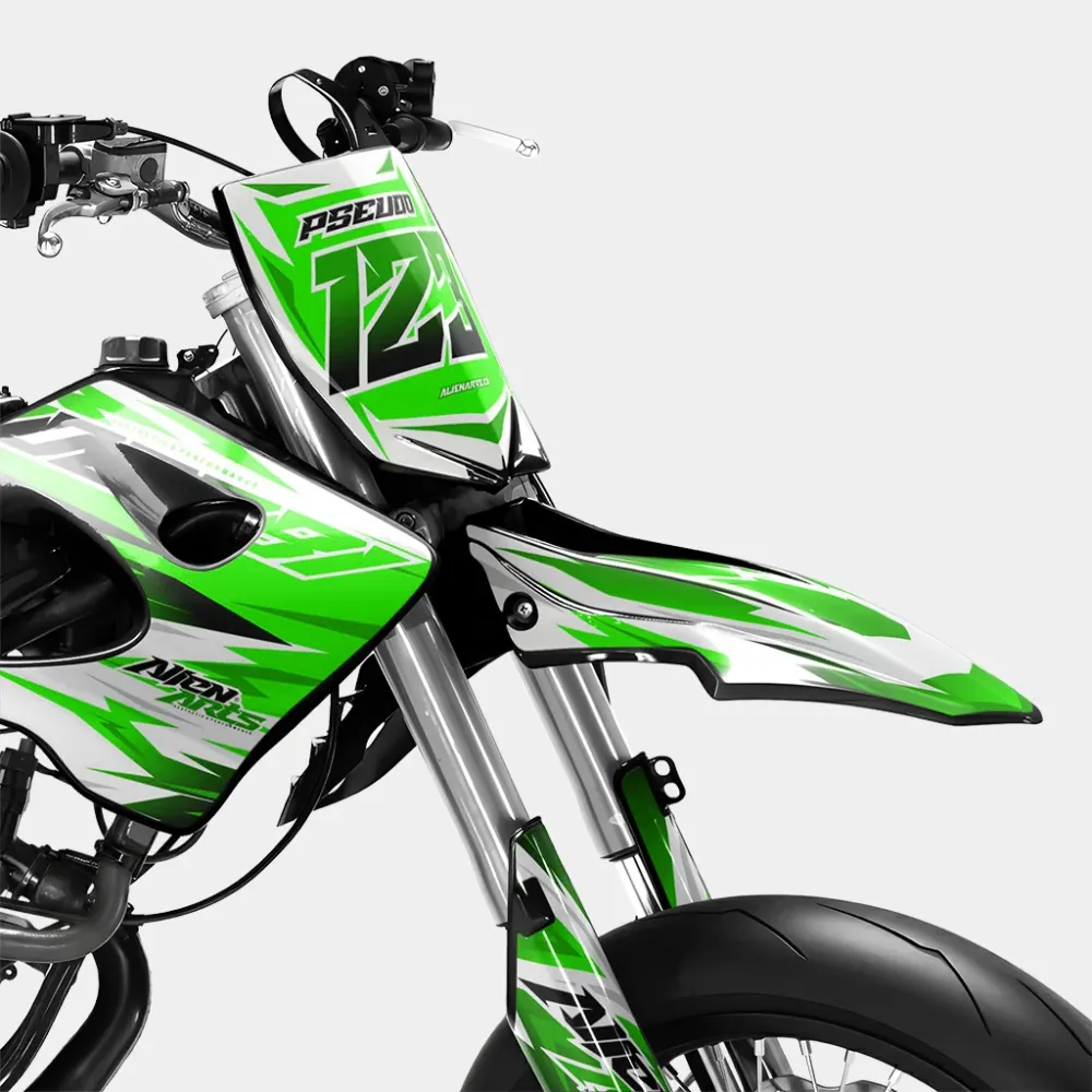 ONYX - Decoratieset DERBI 50cc - Groen