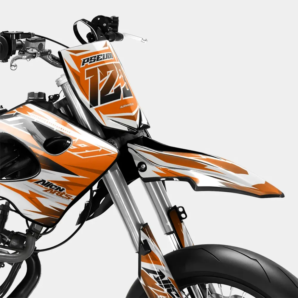 ONYX - Decoratieset DERBI 50cc - Oranje
