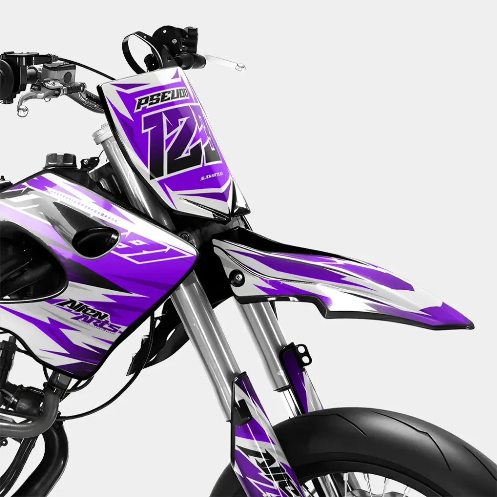 ONYX - Decoratieset DERBI 50cc - Paars