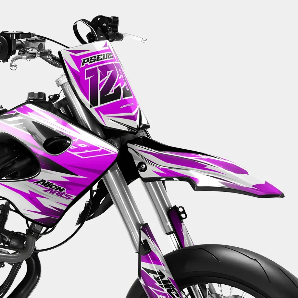 ONYX - Decoratieset DERBI 50cc - Roze