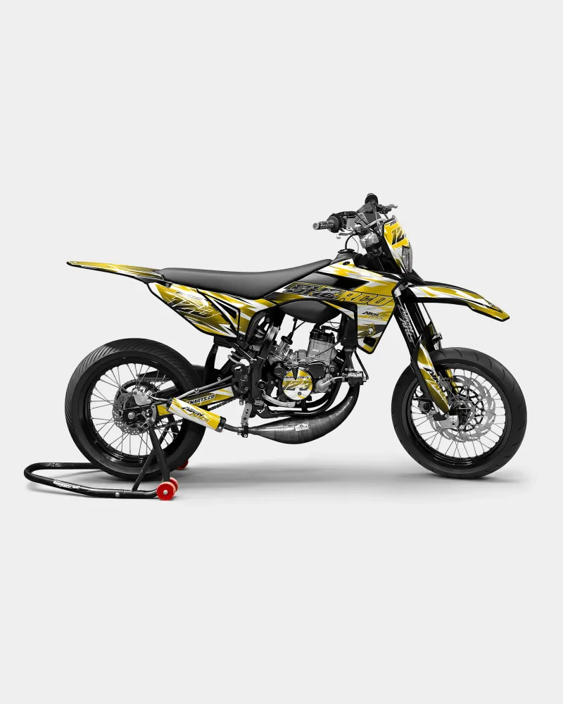 ONYX - Decoratieset SHERCO 50cc - Donkergeel
