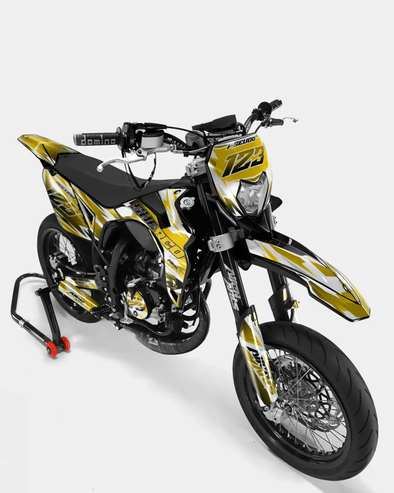 ONYX - Decoratieset SHERCO 50cc - Donkergeel