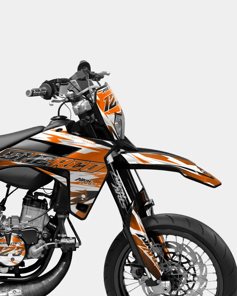 ONYX - Decoratieset SHERCO 50cc - Oranje