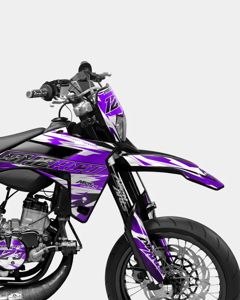 ONYX - Decoratieset SHERCO 50cc - Paars