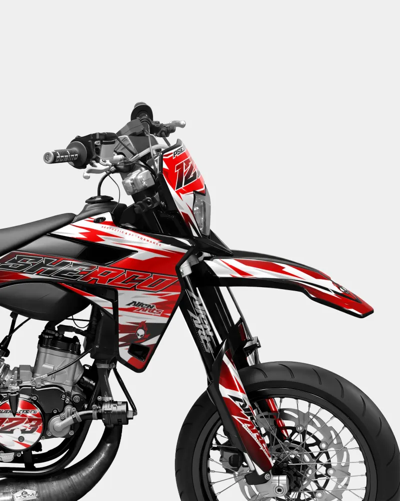 ONYX - Decoratieset SHERCO 50cc - Rood
