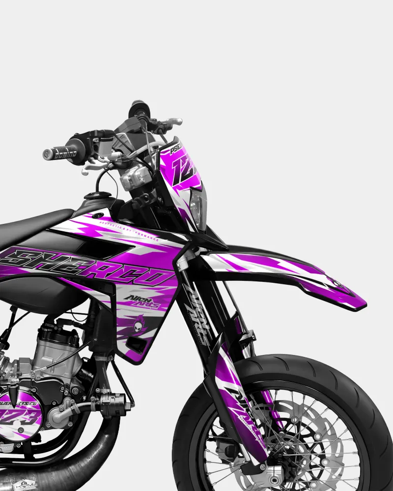 ONYX - Decoratieset SHERCO 50cc - Roze