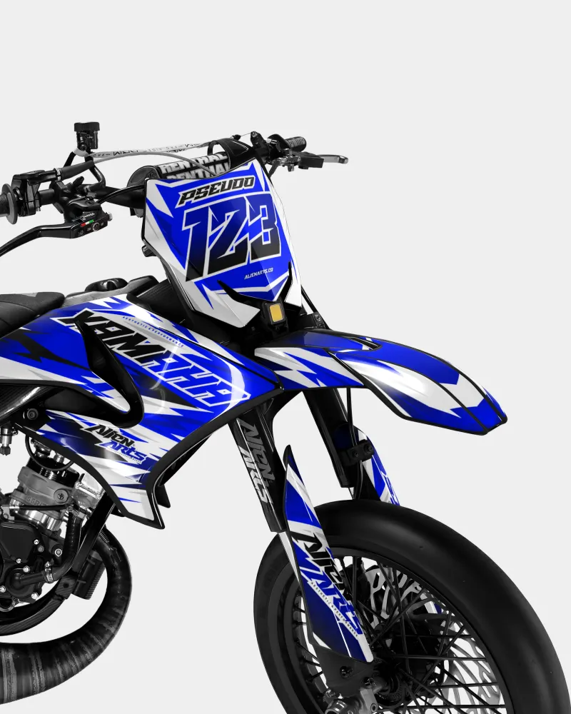 ONYX - Decoratieset YAMAHA DT 50cc - Donkerblauw