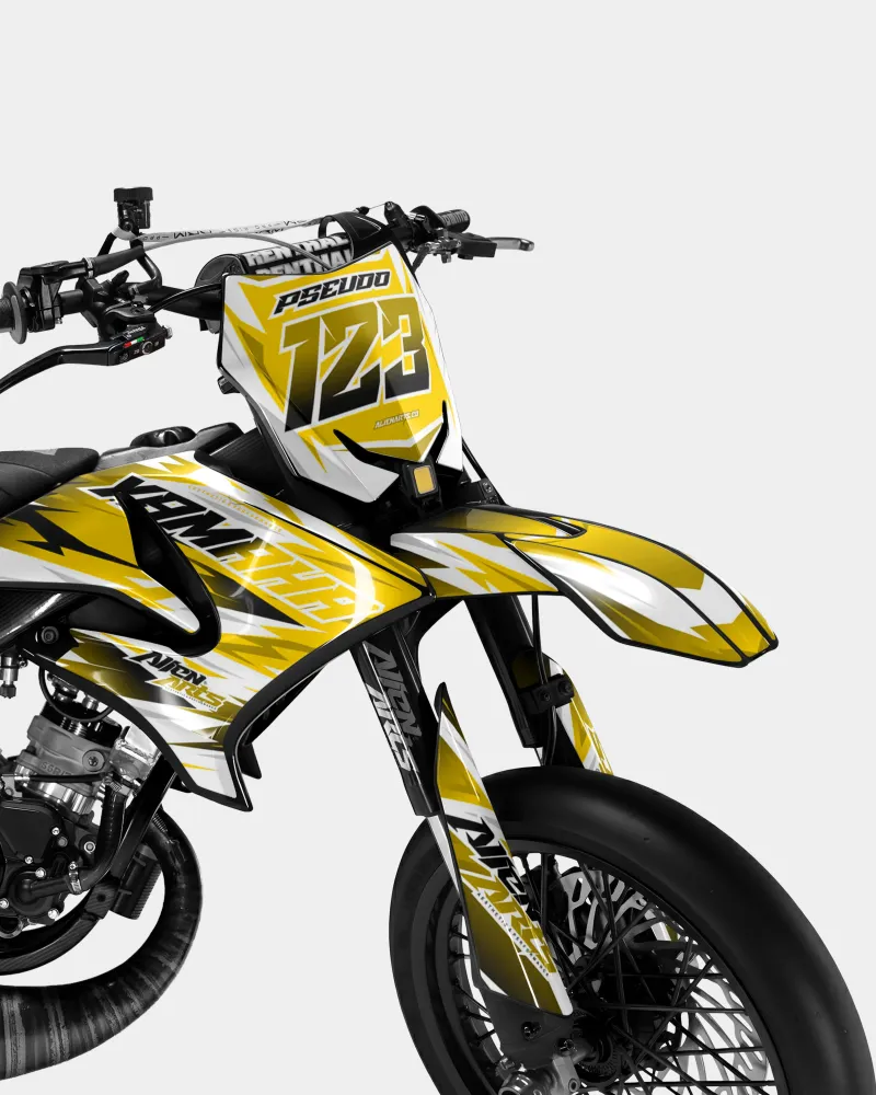 ONYX - Decoratieset YAMAHA DT 50cc - Donkergeel