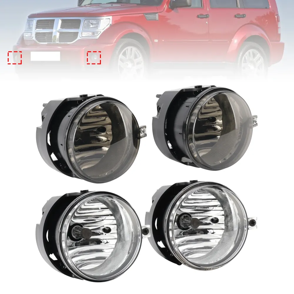 Paar mistlampen voor Dodge Chrysler Caliber Jeep Compass 4805857AA