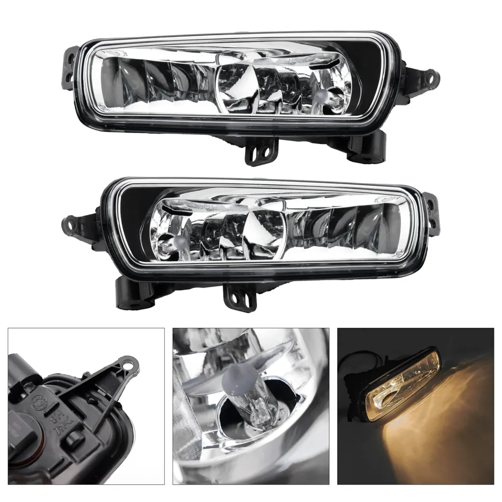 Paar mistlampen voor met lampen voor Ford Transit Custom 2014-2023
