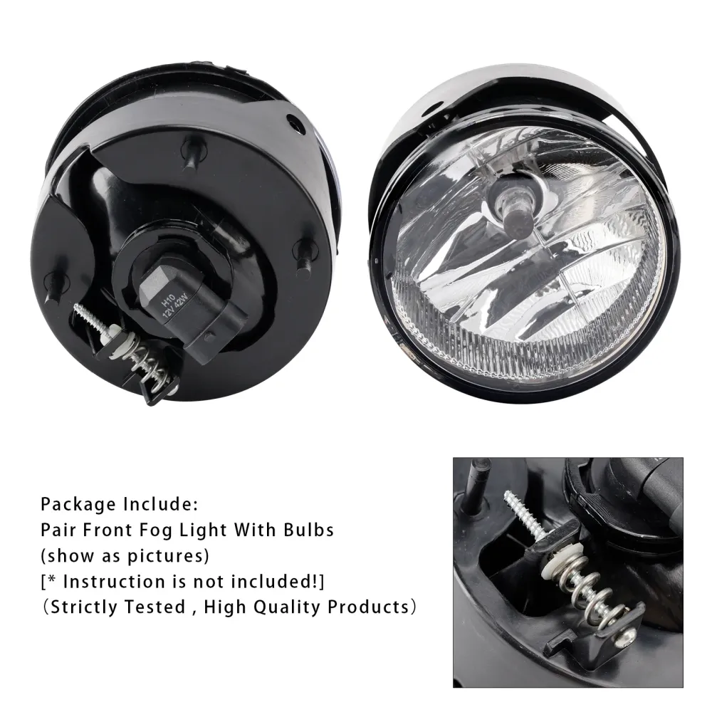Paar mistlampen voor met lampen voor Ford Expedition 2007-2014, heldere lens