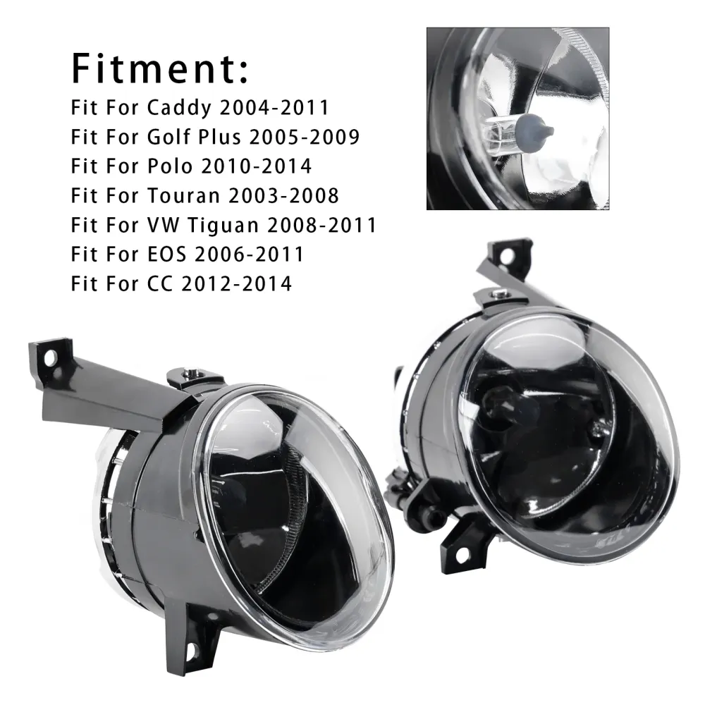 Paar Mistlampen Voor Volkswagen Caddy 2004-2011 Touran 2003-2008