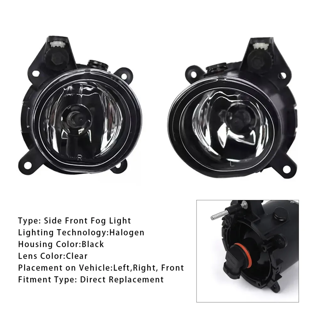 Paar Voorbumper Mistlampen Voor Mini Cooper One R50 R52 R53 63176925050