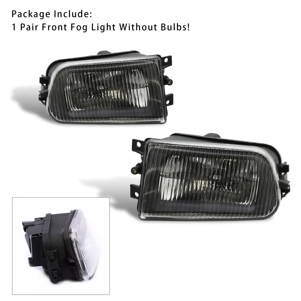 Paar voorbumper mistlamplampen zonder lampen voor BMW E39 5-serie 1995-1998