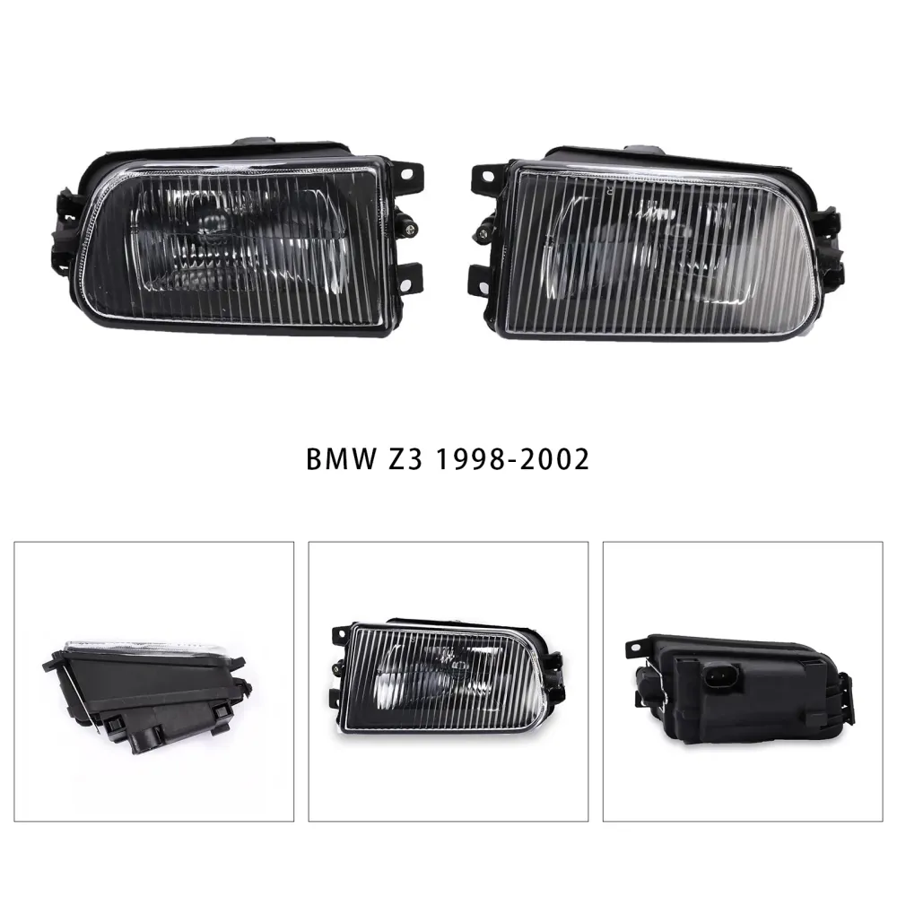 Paar voorbumper mistlamplampen zonder lampen voor BMW E39 5-serie 1995-1998