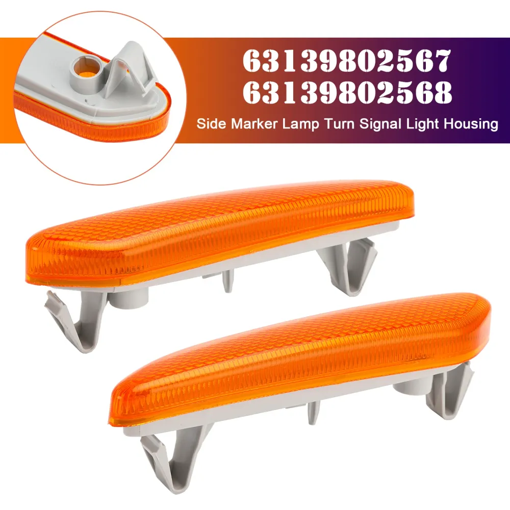 Paar Zijmarkeringslamp Richtingaanwijzer Behuizing voor MINI R60 10-17 R61 12-17