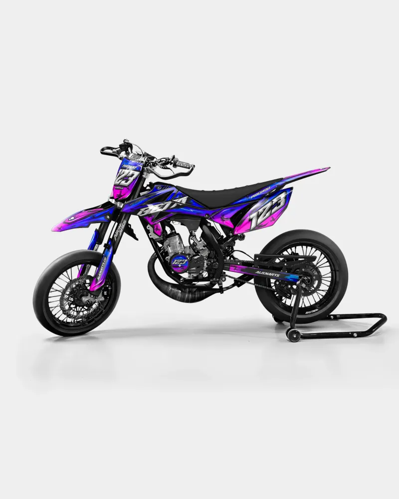 PAVO - Decoratieset BETA 50cc - Blauw Roze