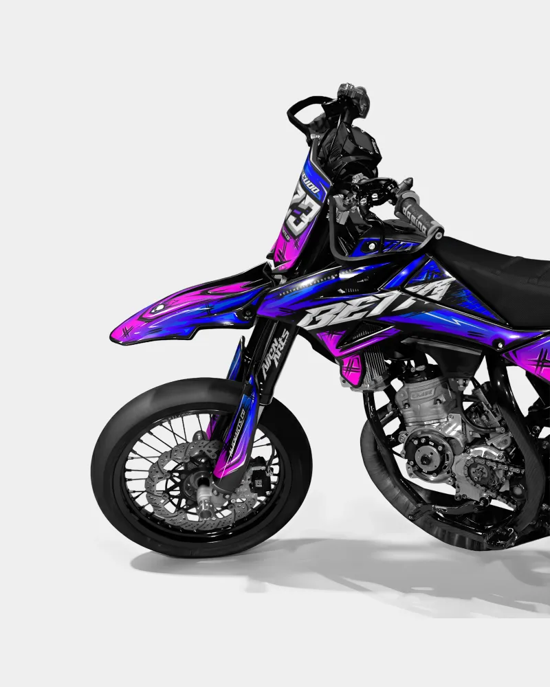 PAVO - Decoratieset BETA 50cc - Blauw Roze