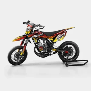 PAVO - Decoratieset BETA 50cc - Rood Geel