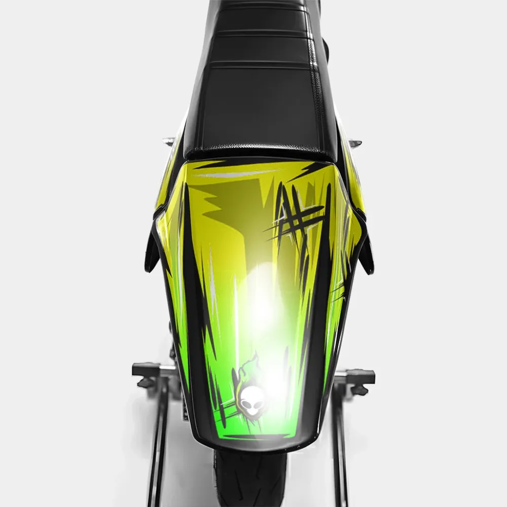 PAVO - Decoratieset DERBI 50cc - Geel Groen