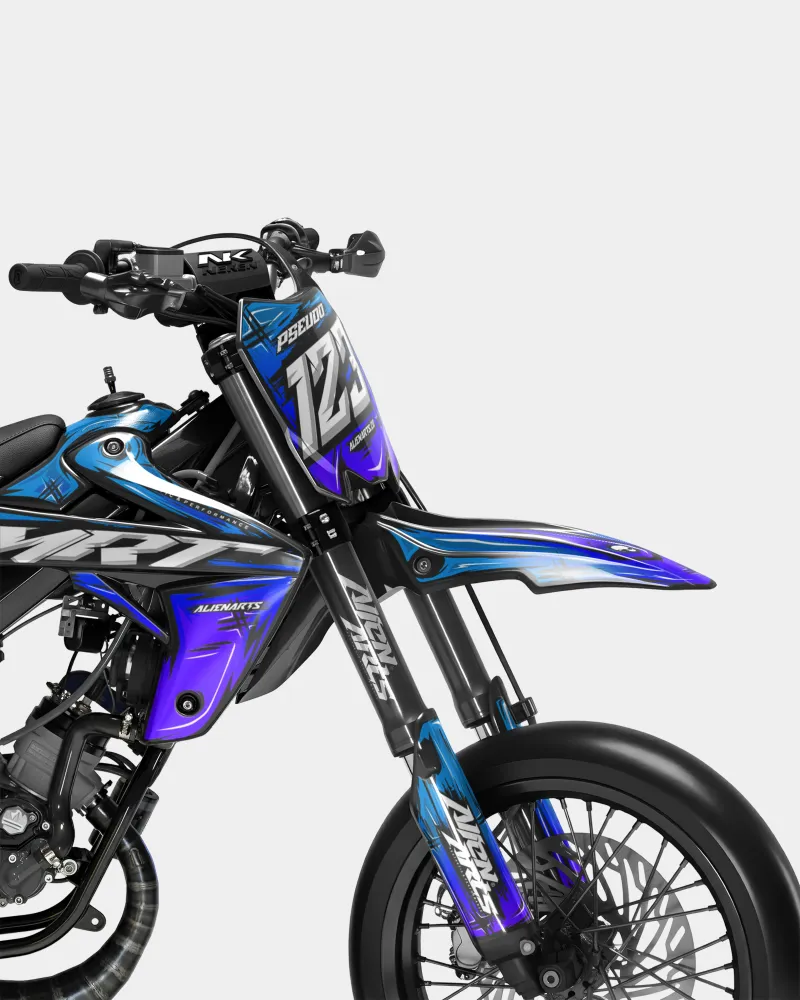 PAVO - Decoratieset RIEJU 50cc - Blauw